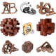 thumbnail image 1 of Set 9 Puzzles ActPo Metal Madera Juego Ingenio IQ, 1 of 3