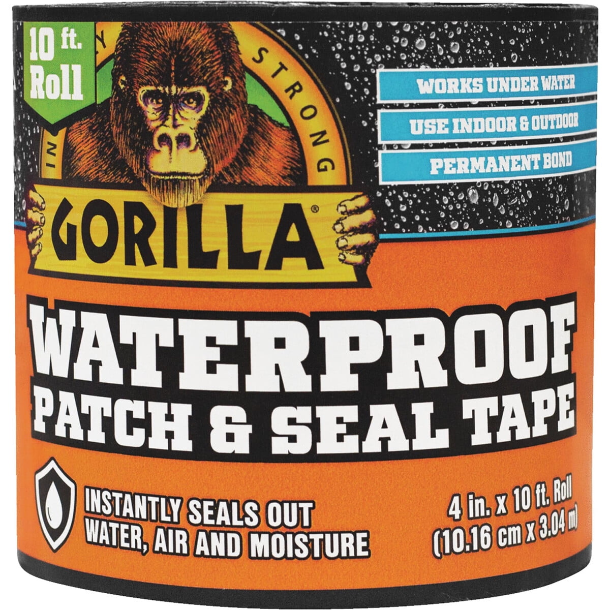 Cinta Gorilla Waterproof Patch Seal Negra 4x10ft