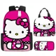 thumbnail image 2 of Hello Kitty Student School Bag Hello Kitty Lunch Bag Insulated Lunch Bag Cartoon Cute KT Children's Backpack Mochila, 2 of 3