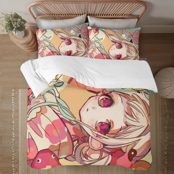 Toilet-bound Hanako-kun Soft 3D Printed Duvet Cover Bedding Set with Comforter Cover 3 Piece Set