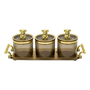 Genérico - Frasco Decorativo Moderno Juego Adorno Hogar Contenedor Jhn