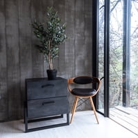 Vadell Home - Arbol De Olivo De 90 Cm , Con Tronco De Madera.