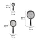 thumbnail image 2 of Juego de coladores OXO Good Grips de 3 piezas, color negro, 2 of 9