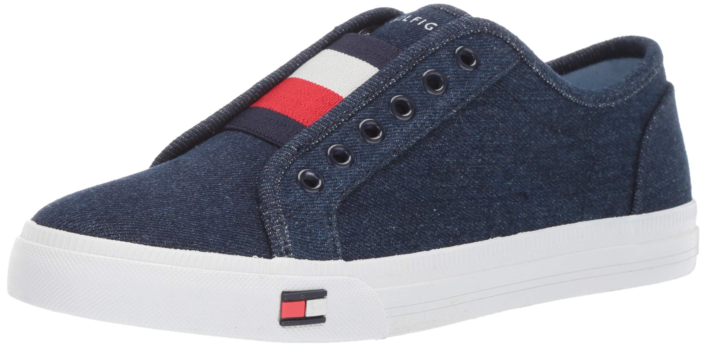 Zapatilla Tommy Hilfiger Anni Slip-On Para Mujer En Denim