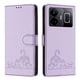 thumbnail image 5 of Funda tipo cartera FOXDOCK para Realme GT Neo 5 5G/Neo 5 SE 5G con soporte, ranuras, RFID, diseño de gato, 5 of 5