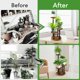 thumbnail image 3 of Soporte para plantas AUGOSTA, esquina, madera, metal, 4 niveles, para interiores y exteriores, 3 of 8