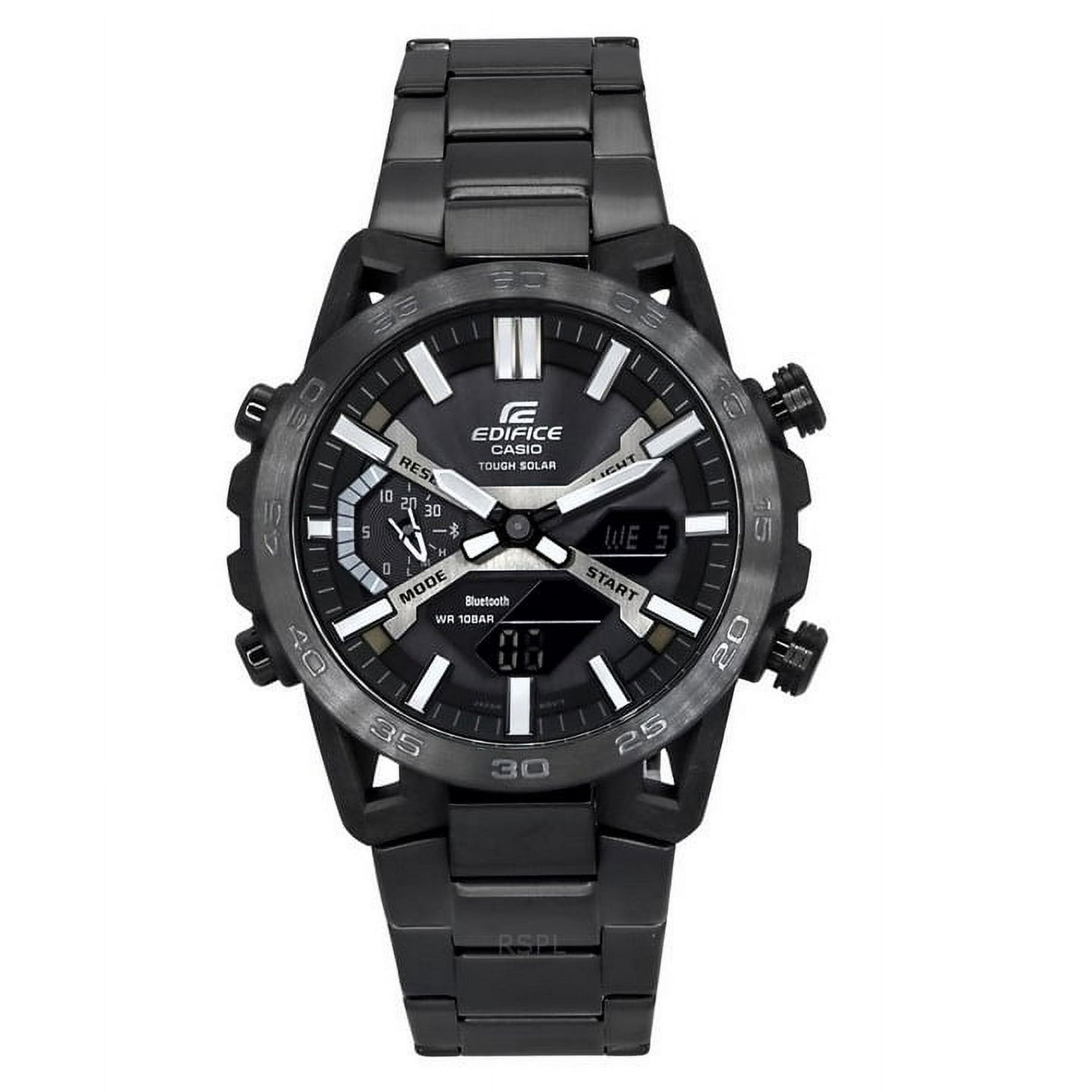 Casio - Reloj Edifice Sospensione Análogo Digital Smartphone Link Tough Solar Ecb-2000dc-1b 100m Para Hombre