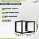 thumbnail image 4 of Rack para Servidor NavePoint 6U 19" Marco Abierto Profundidad 41 cm Negro, 4 of 7