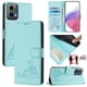 thumbnail image 1 of Funda tipo cartera FOXDOCK para Motorola Moto G34 5G con soporte, ranuras, RFID, diseño de gato, 1 of 5