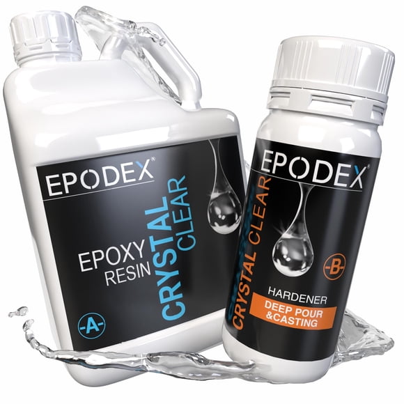 Kit de resina epoxi de vertido profundo EPODEX Clear 1,4 L