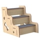 thumbnail image 4 of Escaleras de la casa de madera para sofá, ligero, suave, suave, gato paso, líder de perros para mascotas pequeñas perros pequeños gatos de animales pe 3 capa, 4 of 5