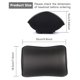 thumbnail image 5 of Almohada Aukee para reposacabezas de coche, piel auténtica, espuma viscoelástica, color negro, 5 of 9