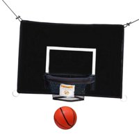 Ioensy - Trampolines Baloncesto Aro Accesorio Juguete Exterior Con Pelota Baloncesto Portería Negro 69Cmx48Cm