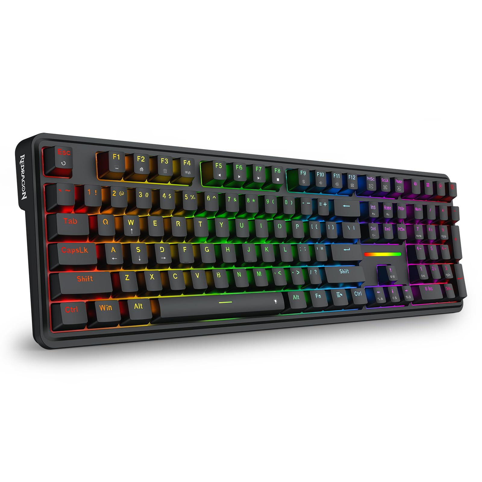 Teclado Mecánico Redragon K745 Con Cable, Rgb, 108 Teclas