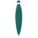 thumbnail image 1 of Xiao Hua Peluca trenzada preestirada - Peluca trenzada sintética verde oscuro de 66 cm (26 pulgadas), 3 piezas de material sintético suave para peluca trenzada sin nudos, fibra sintética preestirada, 1 of 3