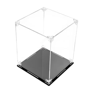 Magideal - Vitrina De Acrílico Transparente Para Exhibir, Para Ensamblar, Para Encimera, Para Coleccionables, Juguetes, Figuras De Acción Y Muñecas. L