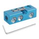 thumbnail image 3 of Herramienta De Reparación De Punta De Taco De Billar De Aluminio 9 En 1, Herramientas De Punta De Taco De Billar De Primera Calidad, Color Azul, 3 of 5