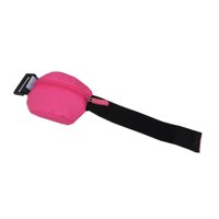 Magideal - Bolsillo De Monedero De Muñeca Deportiva Bolsillo De Dinero De Pulsera Ajustable Con Cremallera, Billetera De Muñeca Portátil Para Trotar Ciclismo De Rosa Rojo