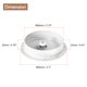 thumbnail image 2 of Uxcell 2Pack Cubierta de Agujero de Cable de 3 Pulgadas ABS Oficina Escritorio Cable Alambre Pasacables, Blanco, 2 of 6