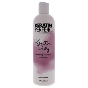 Keratin Perfect - Keratin Champú Diario Con Queratina Perfect Para Unisex - Champú De 12 Oz