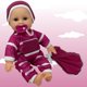 thumbnail image 4 of Muñeca The New York Doll Collection, cuerpo suave, 28 cm, color morado, 4 of 5