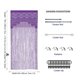 thumbnail image 2 of Cortina YaoYue con encaje de macramé para puerta, 90 x 200 cm, color morado, 2 of 6