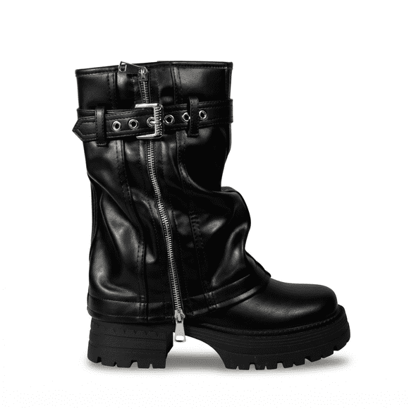 Bota Mujer Biker Plataforma PG24280