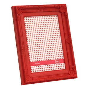 Vgo - Marco 20X30 Cm Plástico Antique Color Rojo