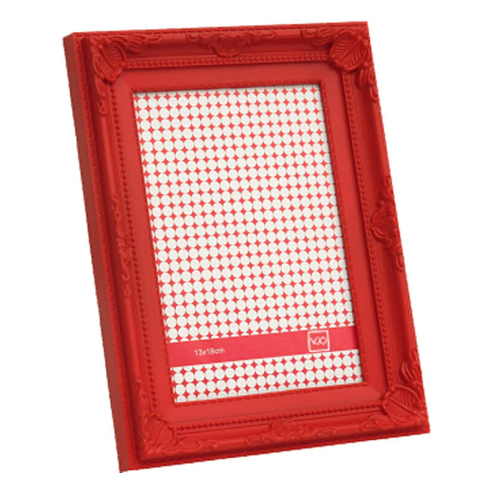 Vgo - Marco 20x30 Cm Plástico Antique Color Rojo