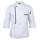 thumbnail image 1 of Chef retro chaqueta abrigo uniforme manga larga hotel cocina ropa 2xl blanco., 1 of 3
