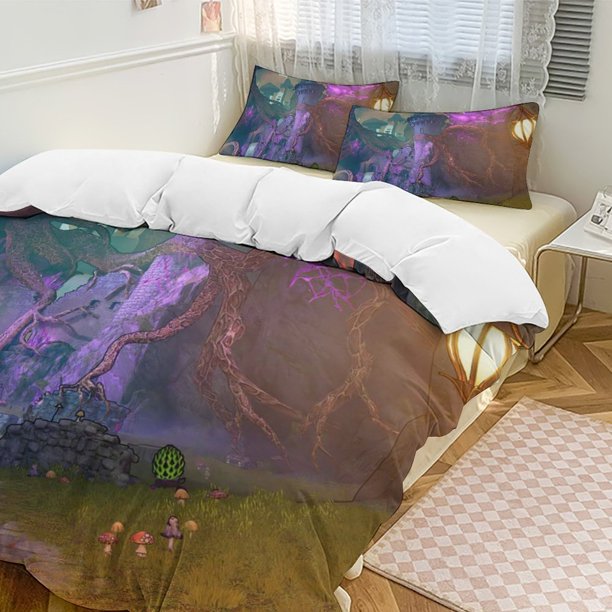 Tiny Tina Wonderlands 3-Piece Twin Bed Set Fade-Resistant Microfiber