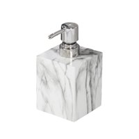 Magideal - Dispensador De Jabón, Bomba De Espuma, Botella De Loción, Champú, Ducha, Dispensador De Jabón De Manos Reutilizable Rústico, Dispensador De Jabón Líqu Plata Blanca