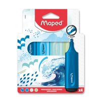 Set De 4 Destacadores Maped Tematico, Producto Surtido, 1 Un