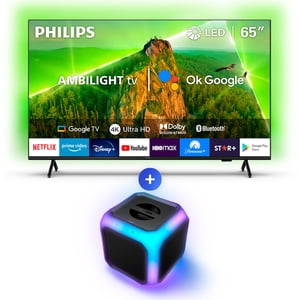 Philips - Ambilight Tv 65Pud7908 + Bt Speaker Tax2707