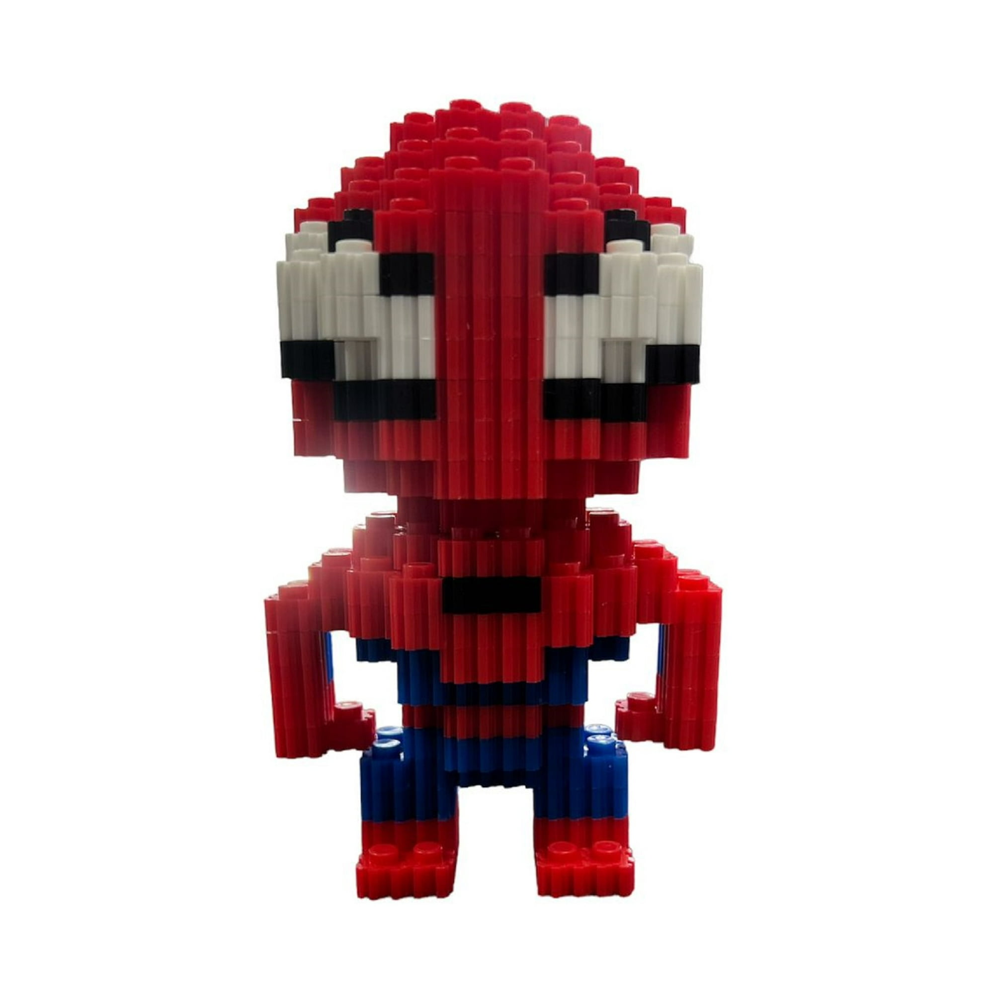 Genérico - Armable 3d Micro Blocks Spiderman 13cm 481 Piezas