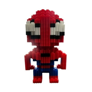 Genérico - Armable 3D Micro Blocks Spiderman 13Cm 481 Piezas
