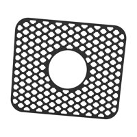 Bothyi - Alfombrilla De Silicona Para Fregadero, Protector De Fregadero, Rejilla Antideslizante, Almohadilla De Secado De Platos Para Granja, Color Negro