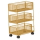 thumbnail image 4 of Carrito Para Debajo Del Escritorio, Práctico Organizador De Almacenamiento Con Ruedas Para Oficina, Hogar Y Baño L, 4 of 5