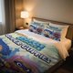 thumbnail image 1 of Bubble Guppies Super Guppies Duvet Cover Set This Valentine'S Day And Easter Embark on a Road Trip with a Bohemian Style Cartoon Duvet Cover! Lightweight And Machine Washable, 1 of 1
