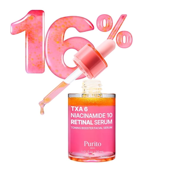 Sérum facial PURITO TXA 6% + Niacinamida 10% + Retinal 30 ml