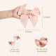 thumbnail image 3 of Niceye Big Hair Bows for Girls, Cotton Linen Alligator Clips, 3 of 3