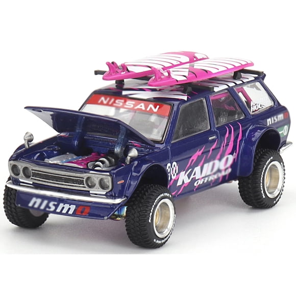 Miniatura Diecast Datsun 510 4x4 Wagon Mini Gt De 7 5 Cm