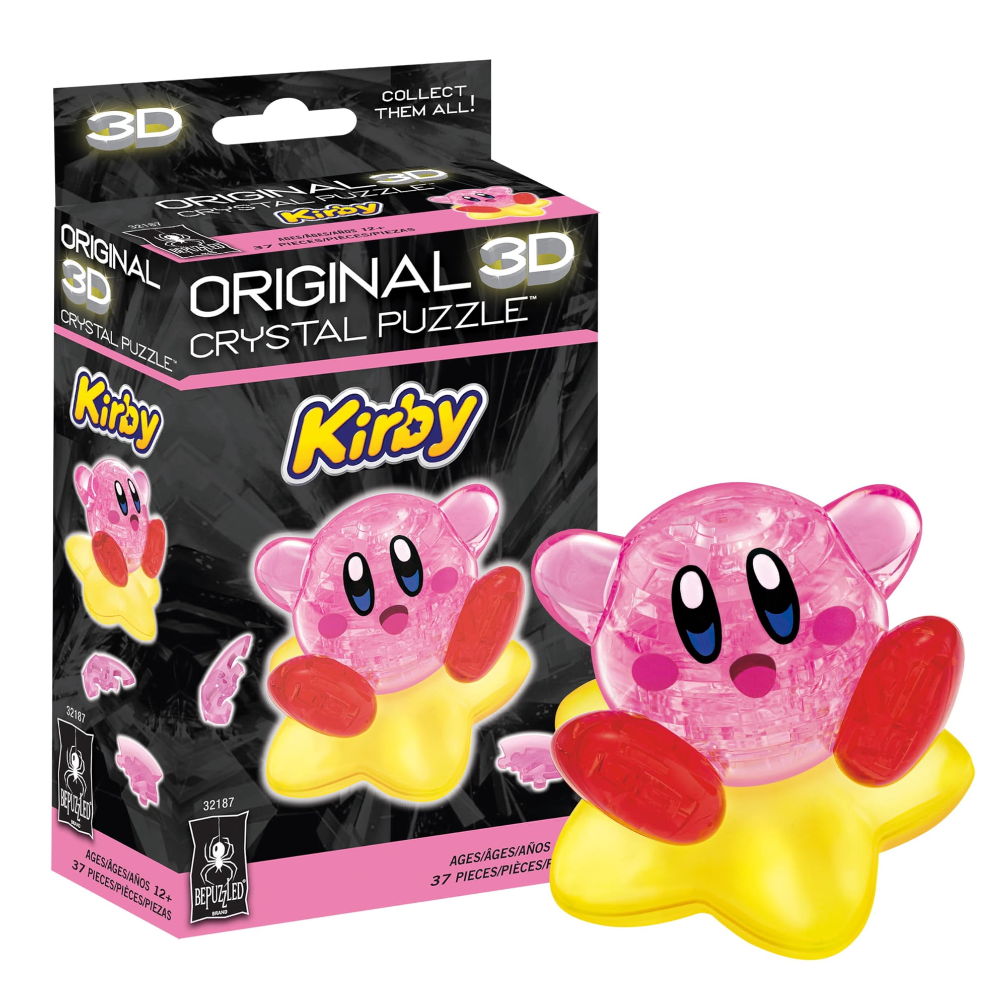 Puzzle De Cristal 3d Bepuzzled Kirby, Pantalla Entrelazada