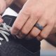 thumbnail image 4 of Anillo de boda de goma de silicona ROQ Comfort Fit para hombre, 8 mm de ancho, 4 of 8