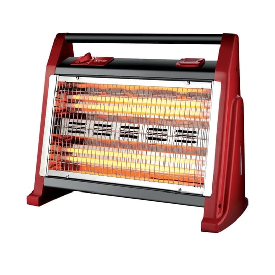 Kendal - Estufa Calefactor Electrico De Cuarzo 1600w 2n Rojo Kc-160as