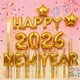 thumbnail image 5 of Globos Happy New Year 2026 Dorados 40 Cm Con Pancarta, 5 of 7