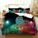 thumbnail image 2 of The Amazing World Of Gumball Quilt Duvet Cover Set Soft Home Textiles3-Piece Bedding Set, 2 of 5