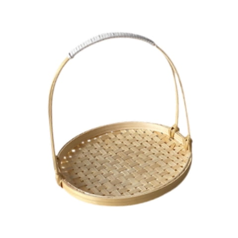 Bothyi - Cesta De Frutas Tejida Multifunción Para Almacenamiento De Alimentos Para Escritorio, Cocina, Picnic