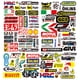 thumbnail image 1 of Paquete de 90 pegatinas para coche, divertidas pegatinas de PVC con dibujos animados, para monopatín, coche, viajes, portátil, teléfono, bicicleta, MTB, motocicleta, para niños, niñas, adolescentes y, 1 of 5