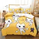 thumbnail image 1 of Toro Inoue Doko Demo Issyo Bedding Set Boys Girls Size Duvet Cover Pillowcase Bed boys Adult Bed Sheets, 1 of 5